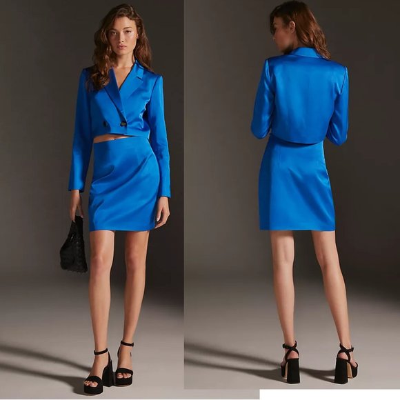 Mare Mare x Anthropologie Blazer Top & Mini Skirt Set - Picture 4 of 8